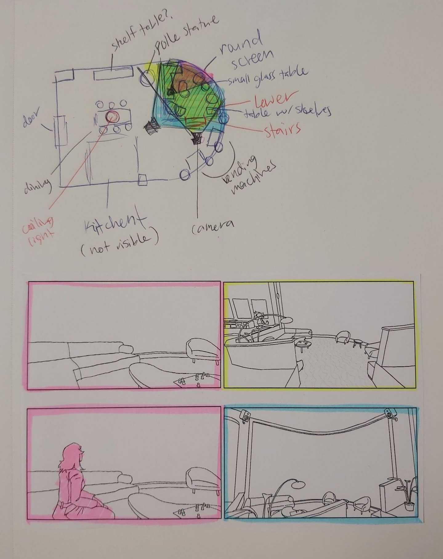 Layout and Camera Sketching