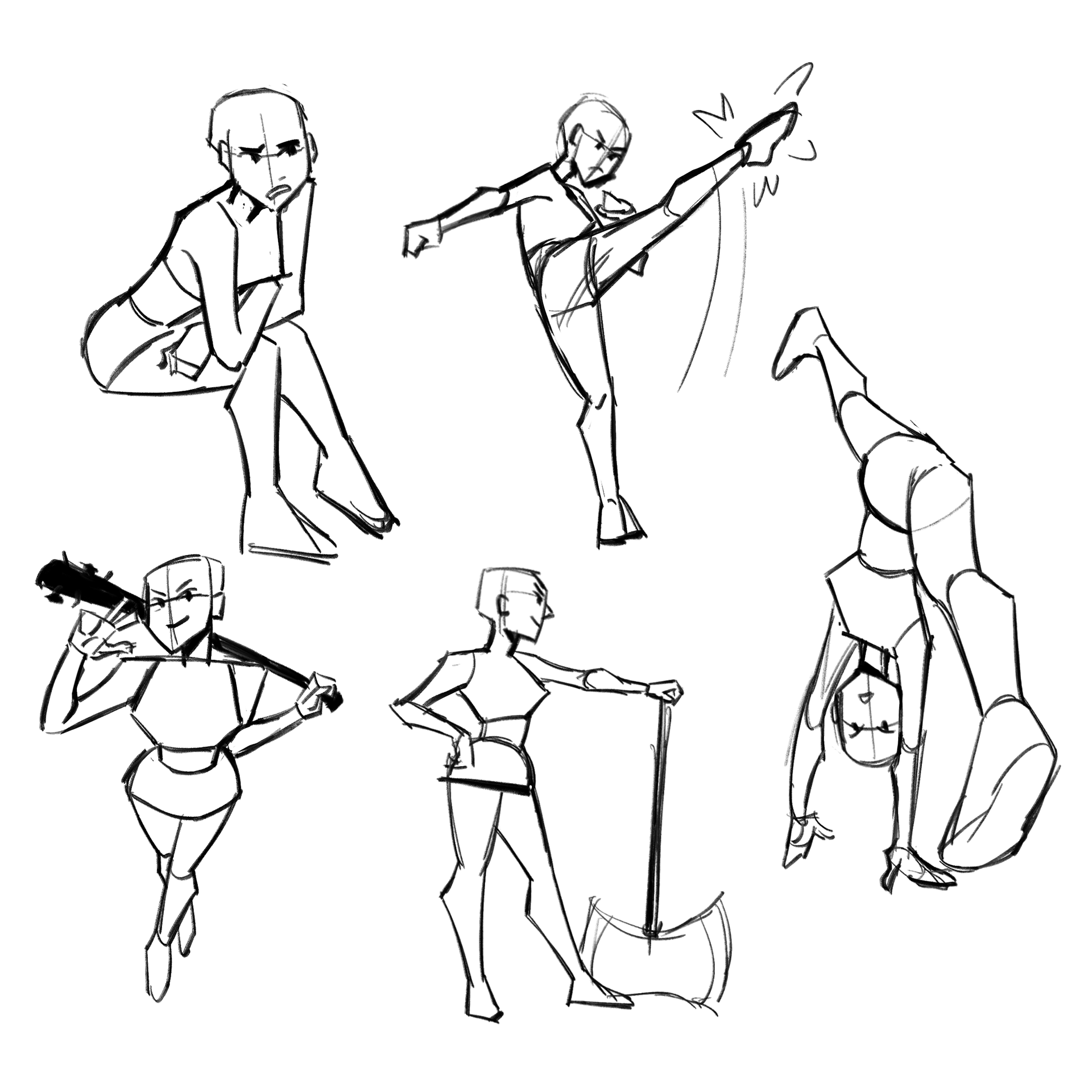 Dynamic Pose Sketches