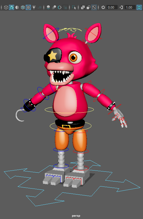 Finished Rig with Controls