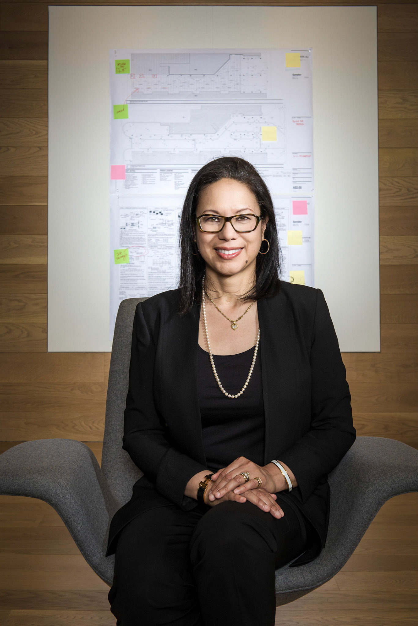 WASHINGTON, DC - MAY 2: Diane Hoskins, Executive Director Gensler, Portrait taken the morning of May 2nd 2014, at Gensler DC Office 2020 K Street, NW, Washington, D.C. 20006, Portrait of Diane Hoskins at her office for an article about the people behind the recent boom of construction in DC. (Photo by Brad Howell for the Washington Post)