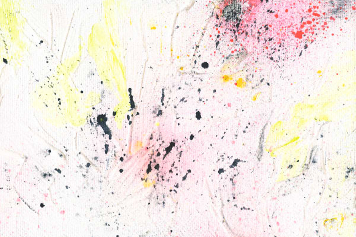UreshiiNaa III. Original is acrylics, coal, spray on canvas. 