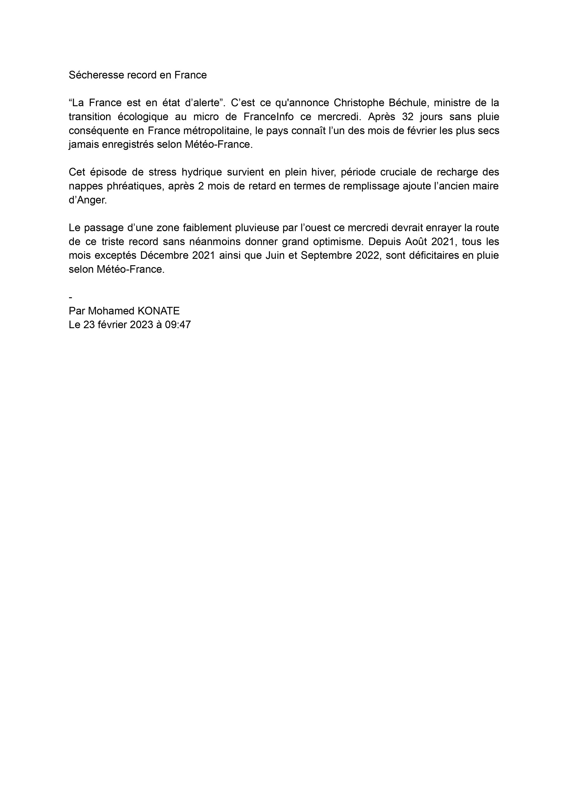 *Réalisation entièrement fictive produite dans le cadre académique 