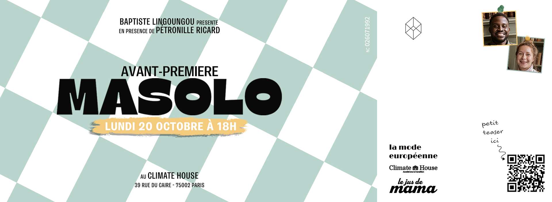 Ticket d'Avant-Première