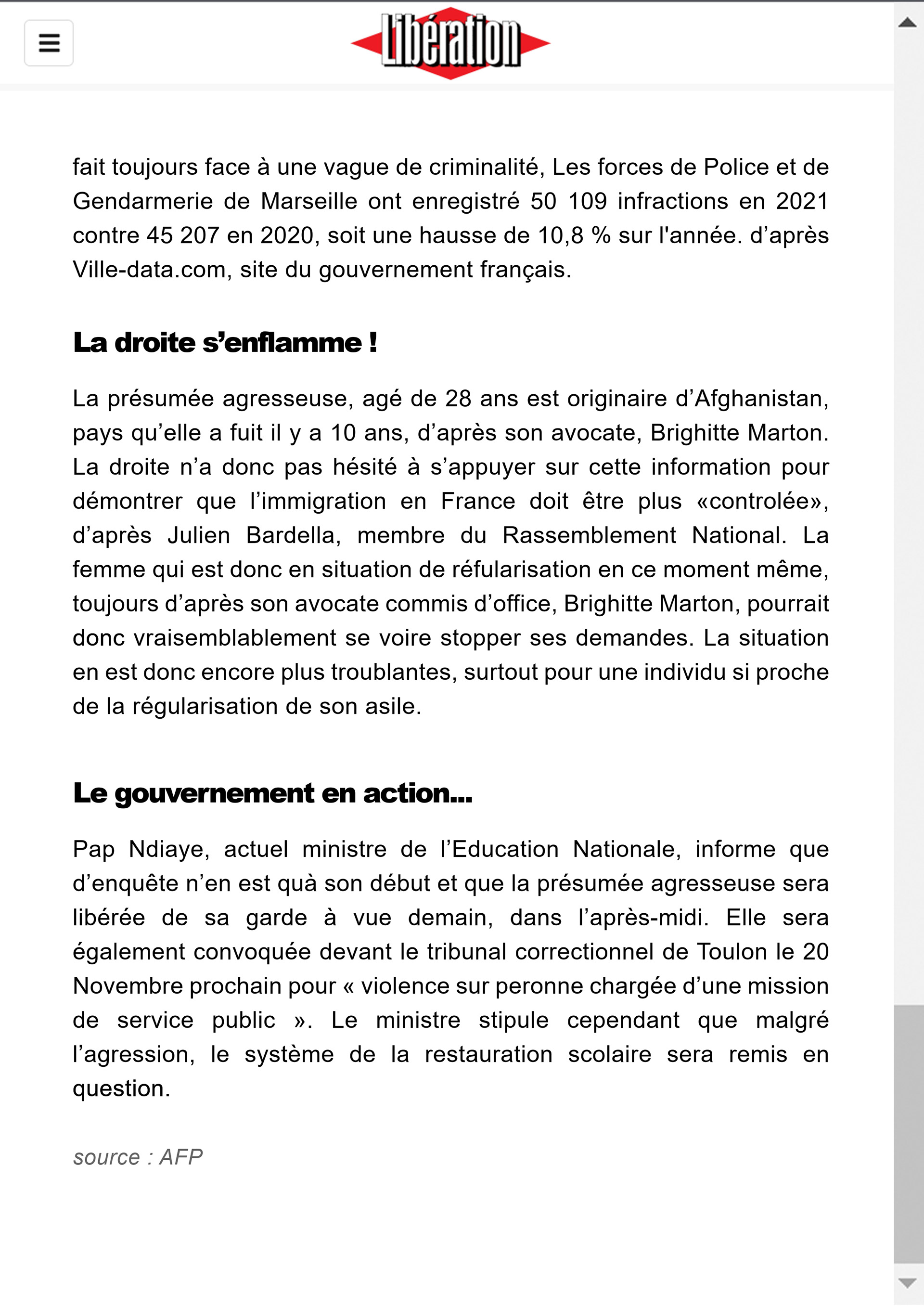 *Réalisation entièrement fictive produite dans le cadre académique 