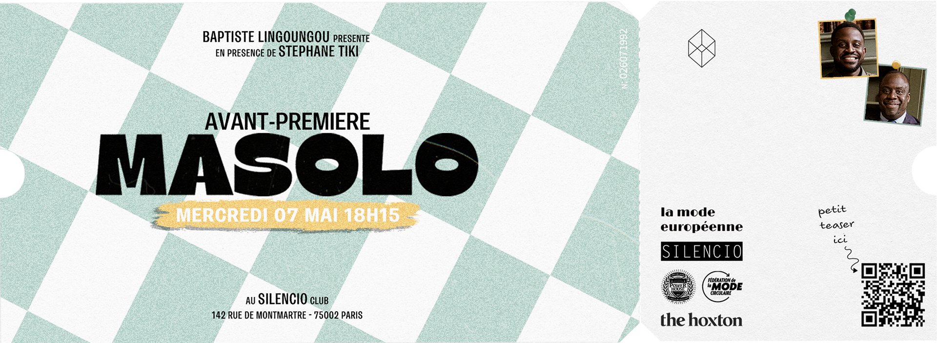 Ticket d'Avant-Première