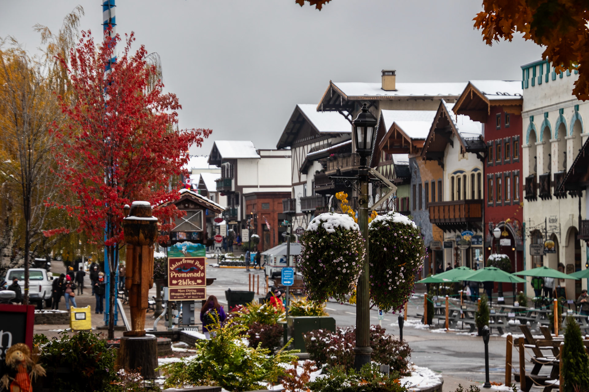 Snow on Commercial Street