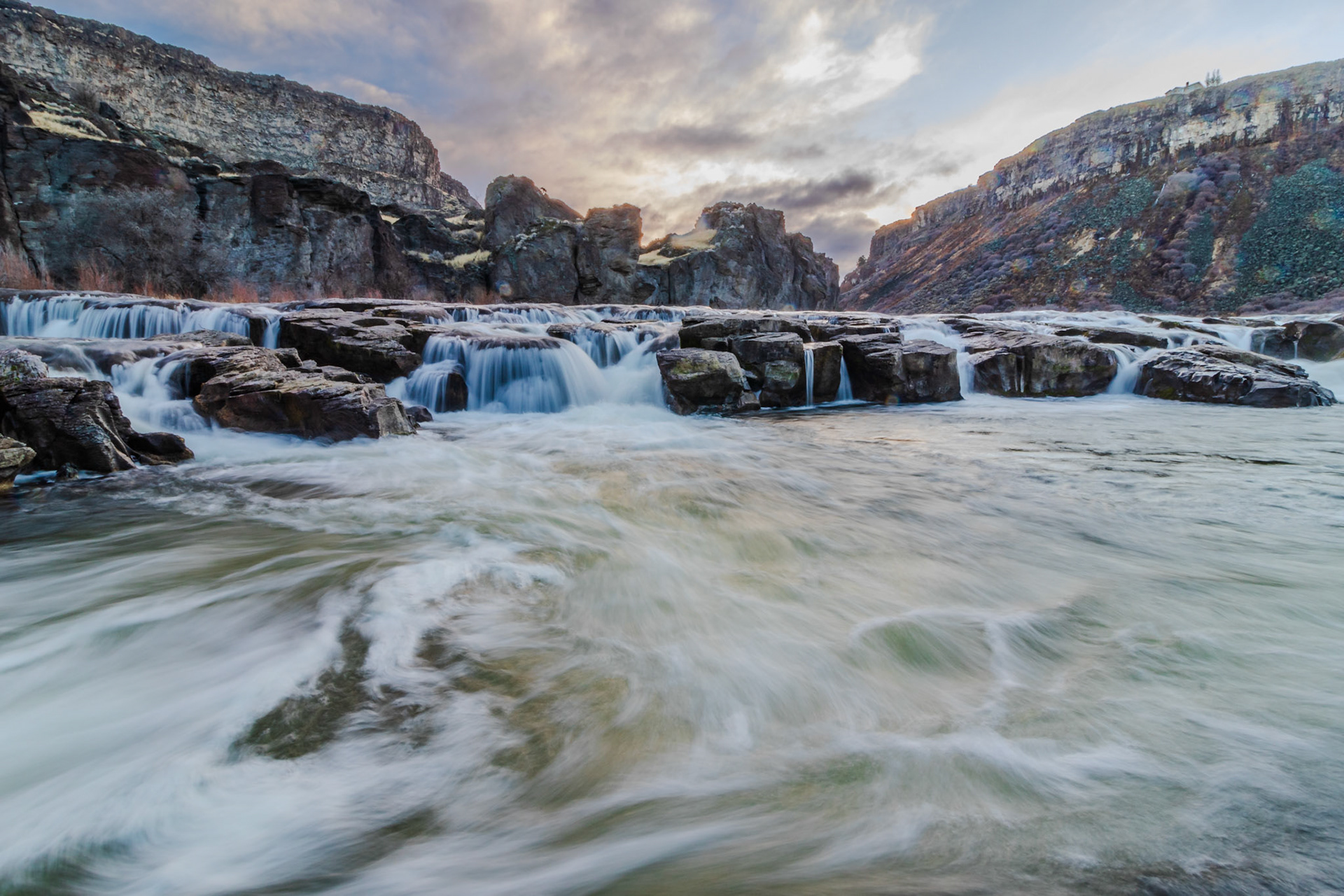 Winter morning at Pillar Falls #4