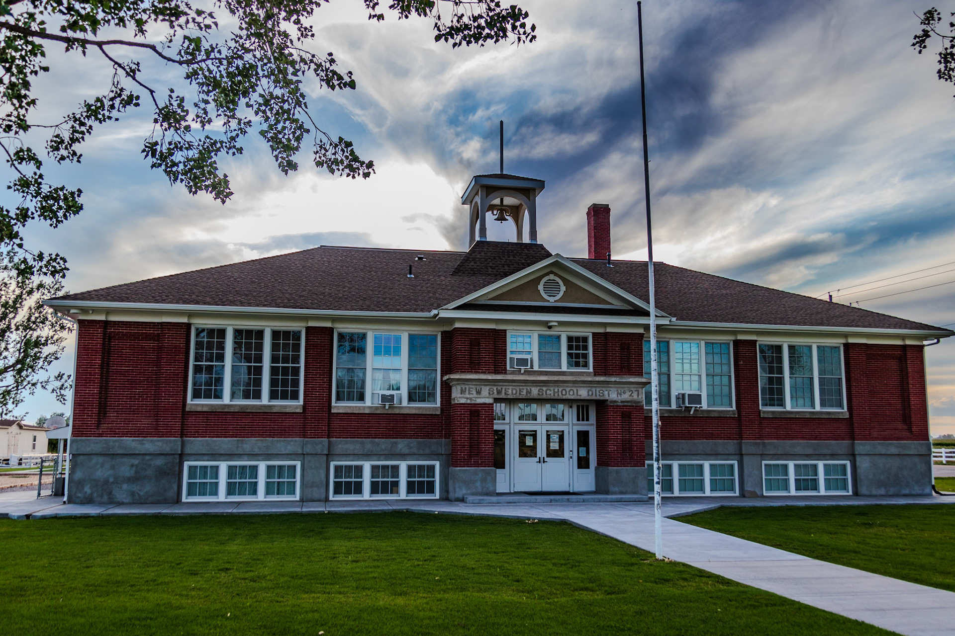 Restored New Sweden School