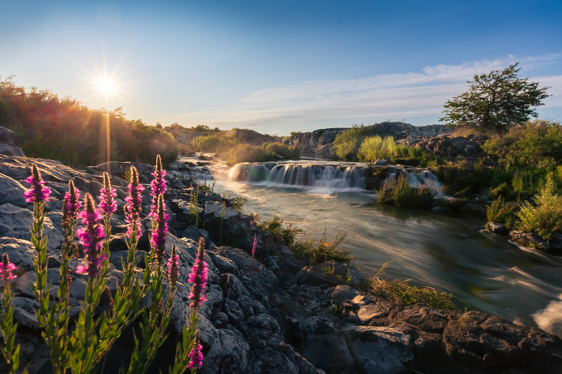 Sunlight at Upper Salmon Falls #2