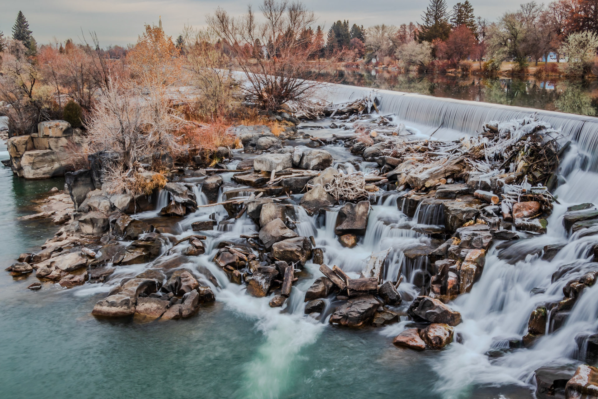 Idaho Falls from Broadway Bridge #2