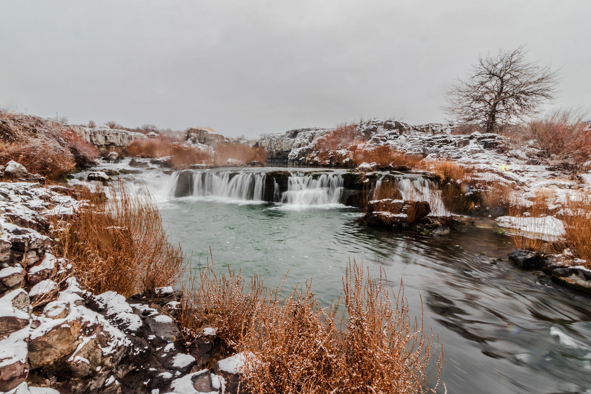 Winter Hagerman area falls