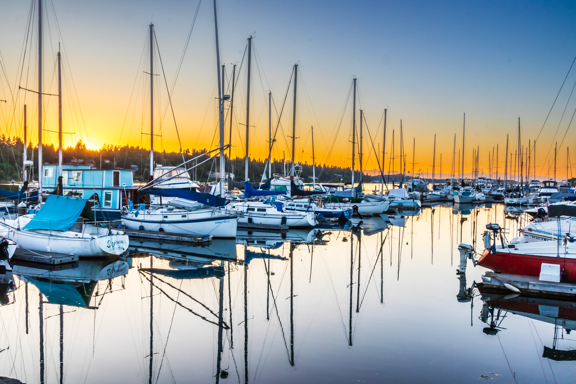 Percival Landing Sunset