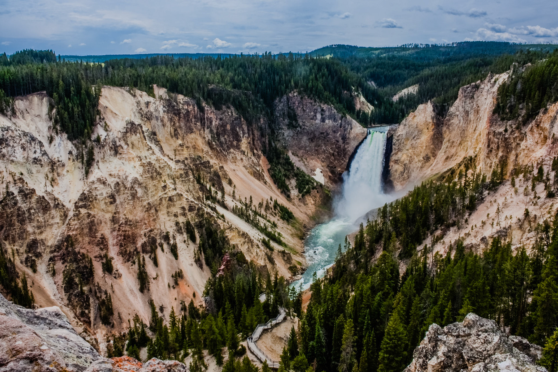West Yellowstone Waterfall