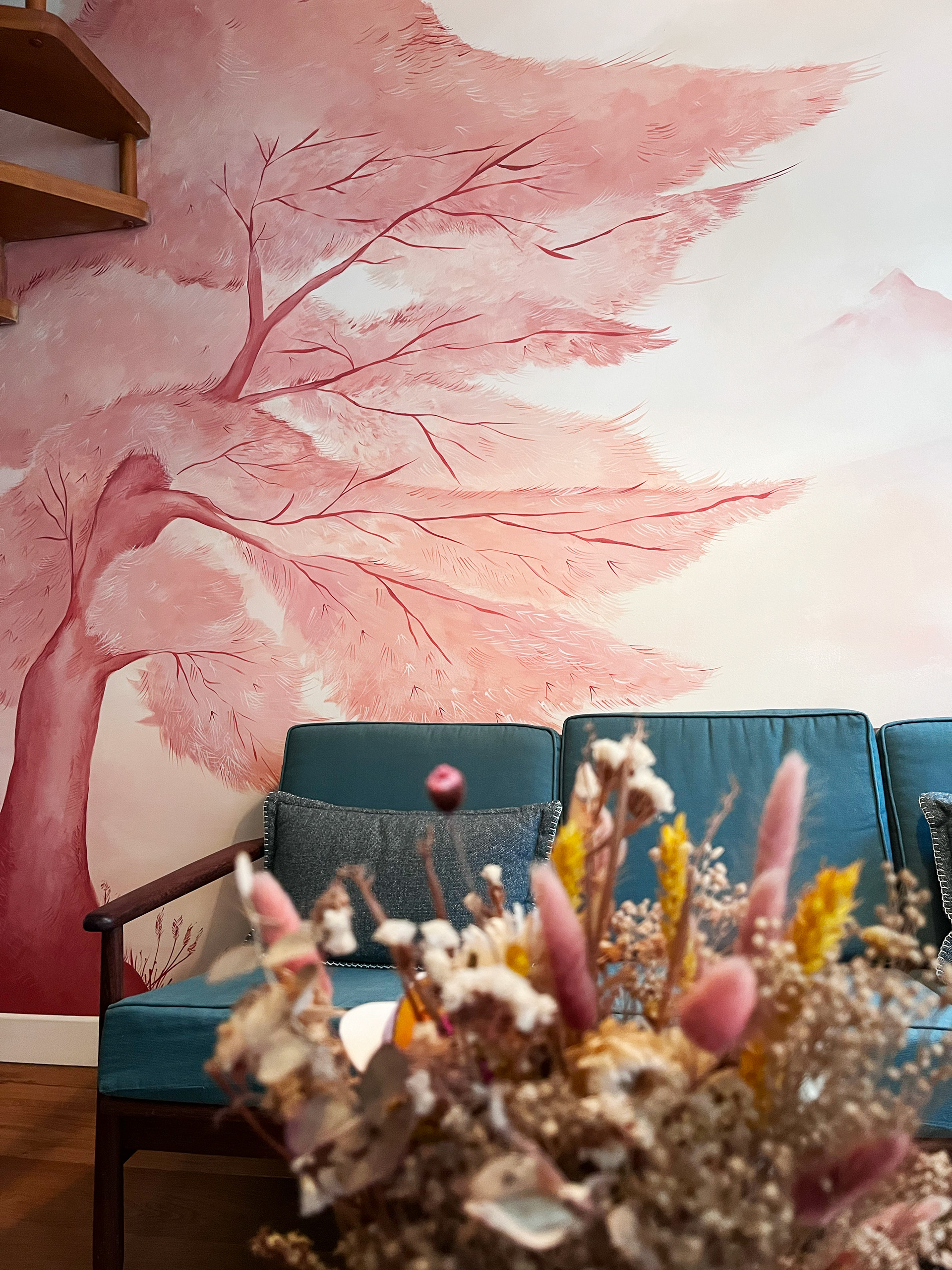 fresque murale japon