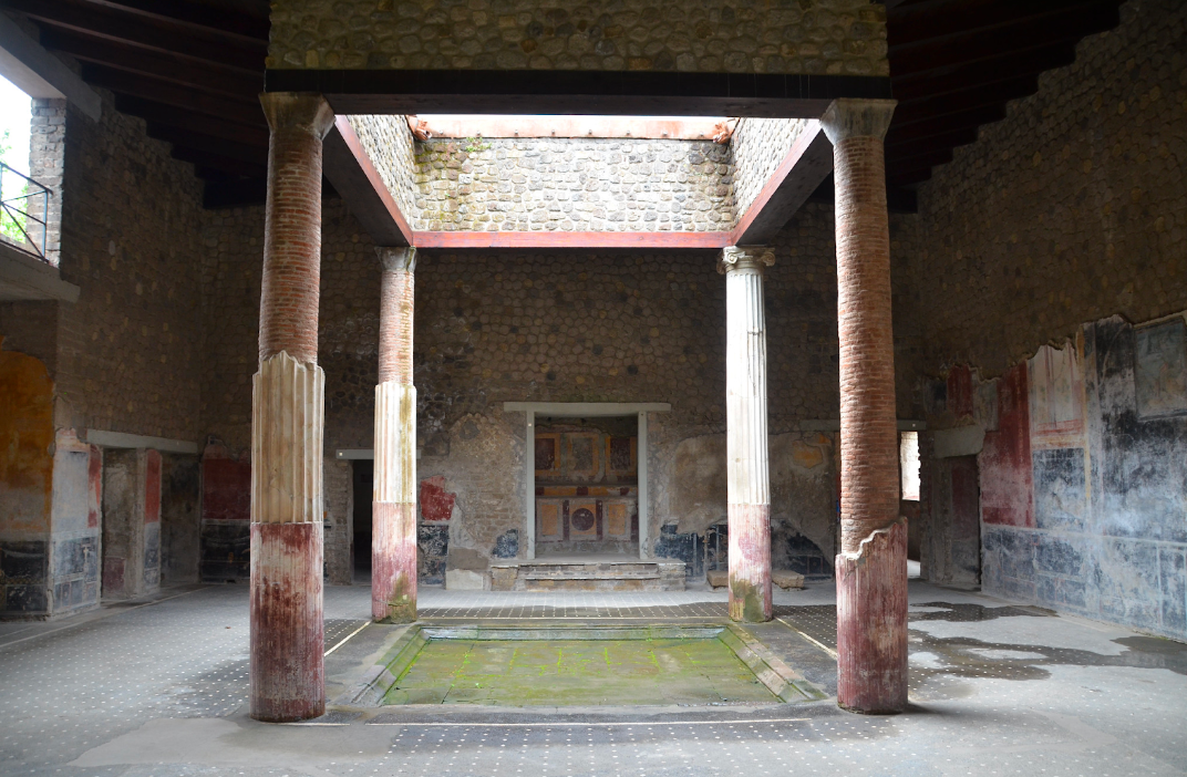 Atrium, House of the Silver Wedding, Pompeii.