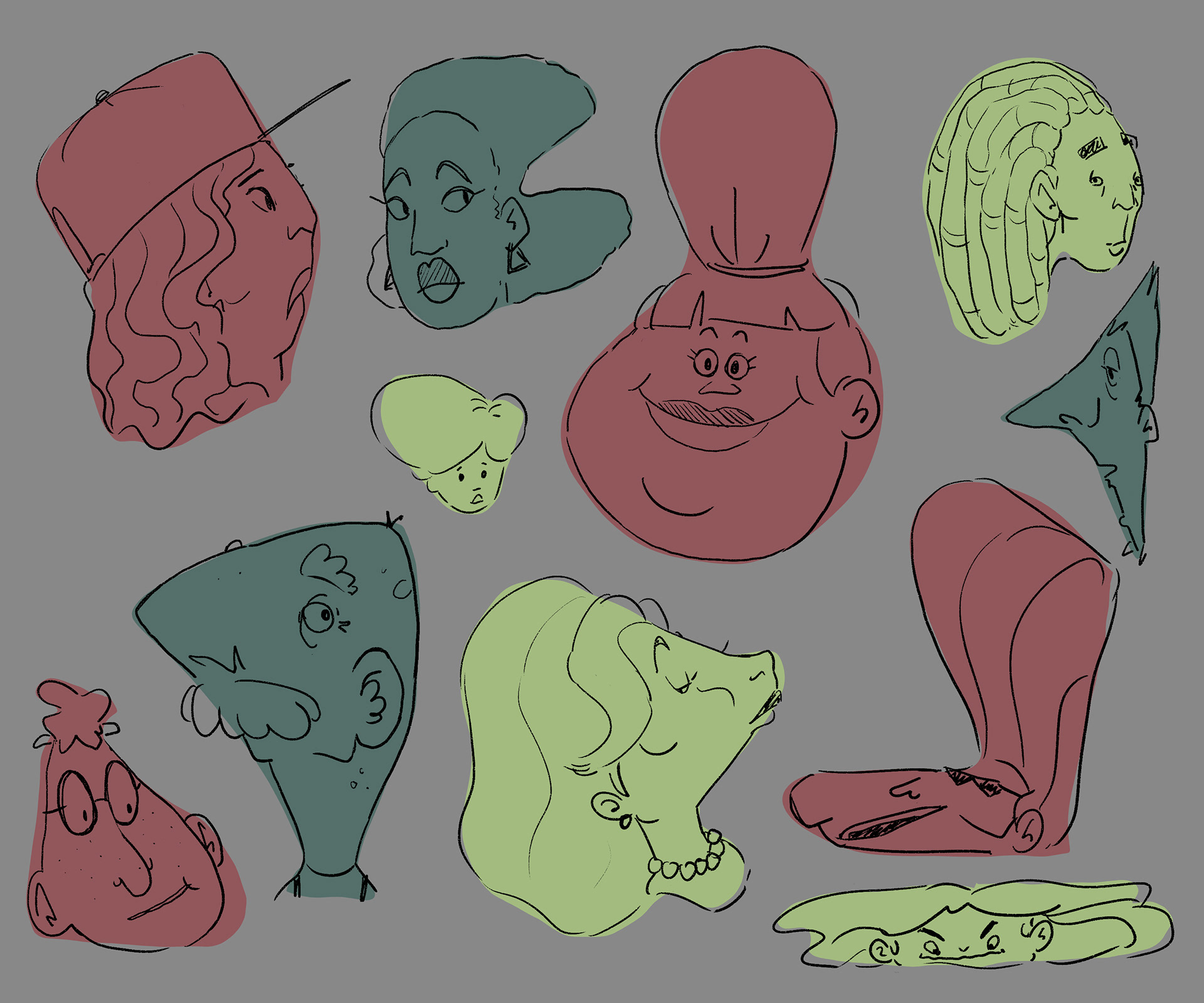 Random Shape Character Design Challenge Pt 2