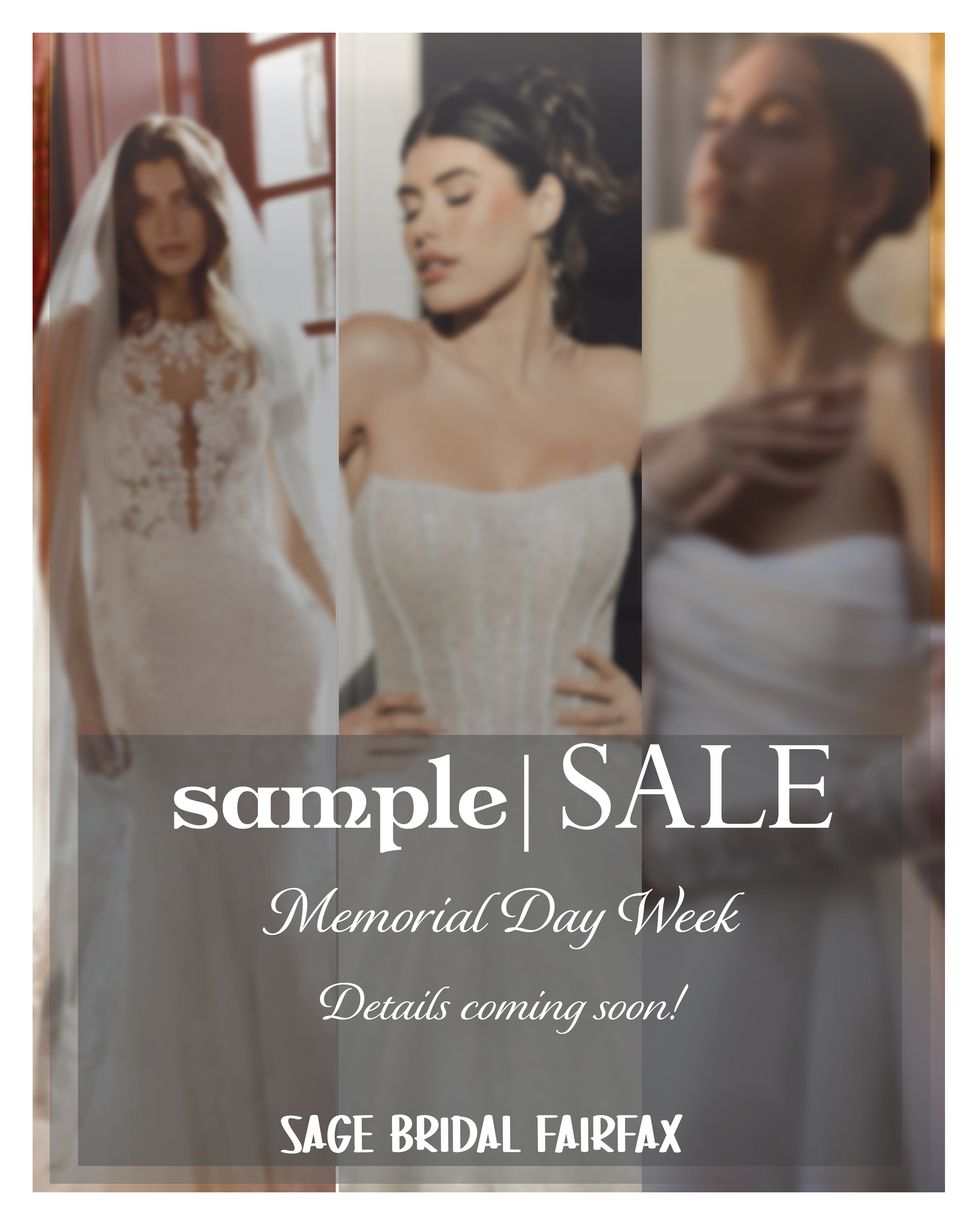 Story post advertising sample gown sale