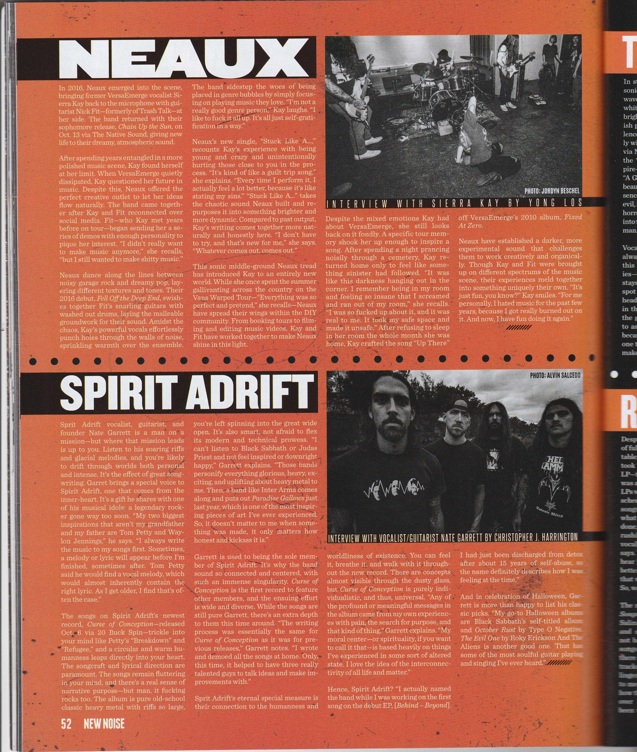 New Noise Magazine Issue 36 (Photo of Neaux)