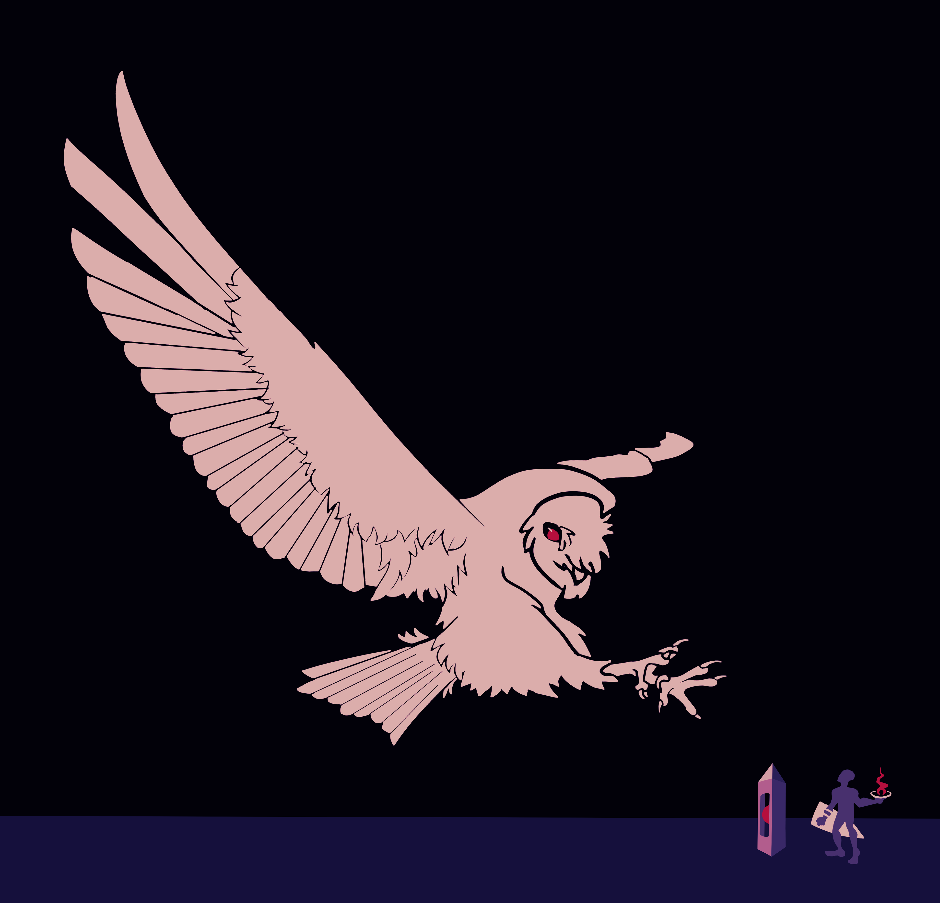 "One Year and a Lifetime of Strife" -  Digital illustration.