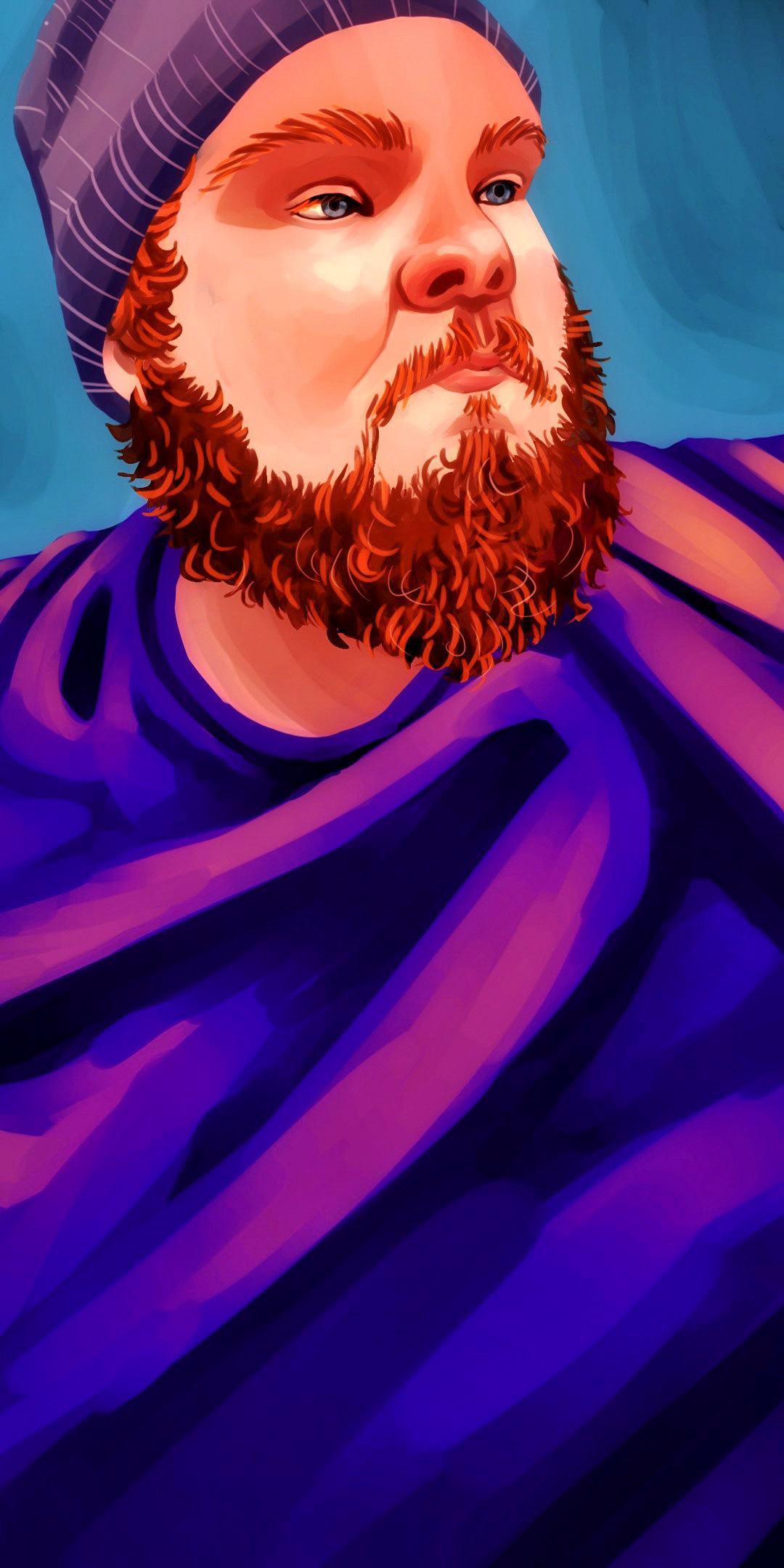 "Musician" - Digital illustration.