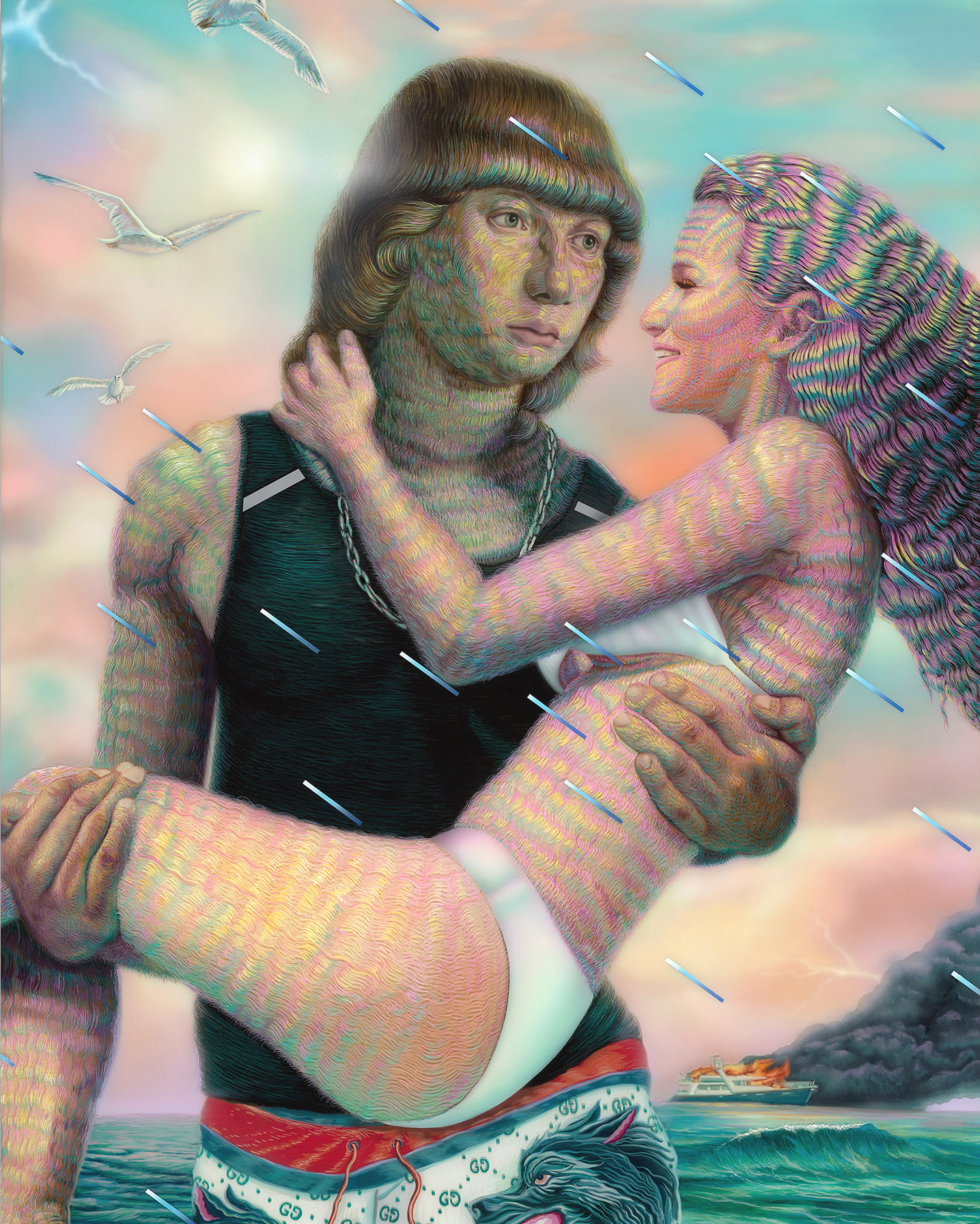 Erik Mark Sandberg Painting Tender Riot