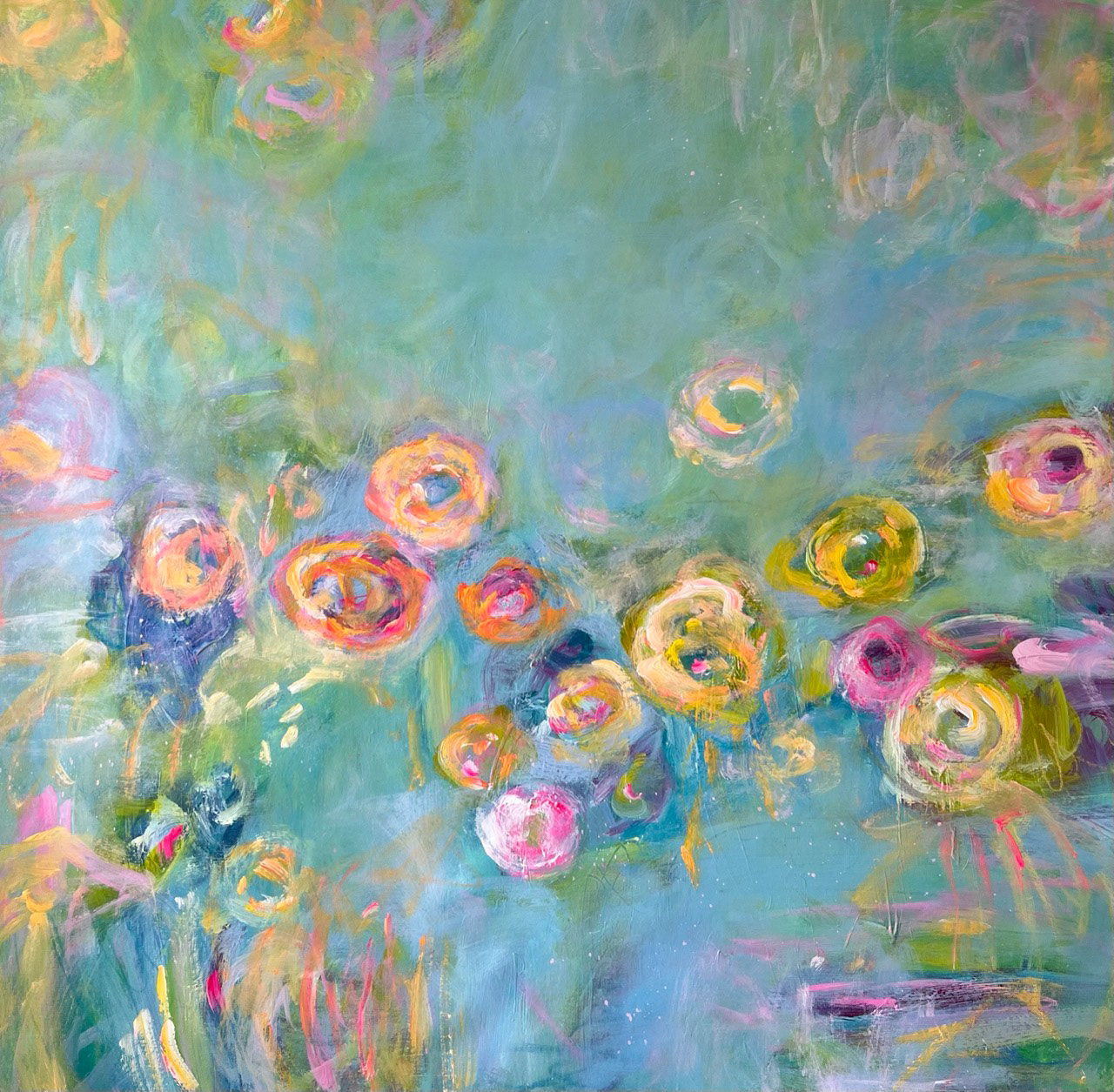 Tender Garden 115x115cm