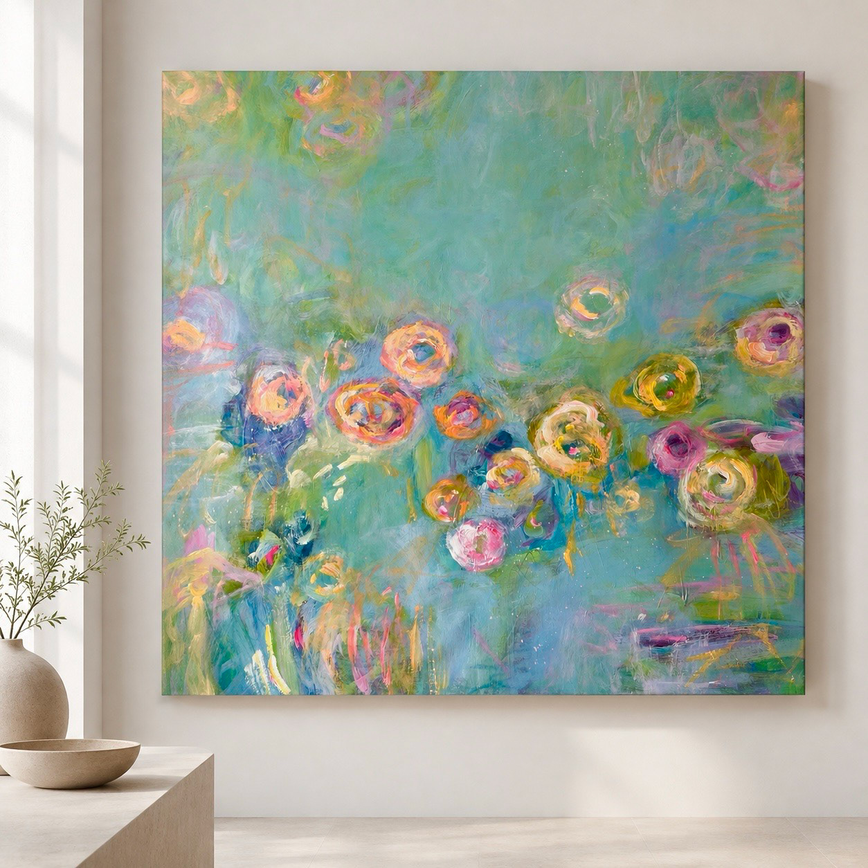Tender Garden 115x115cm