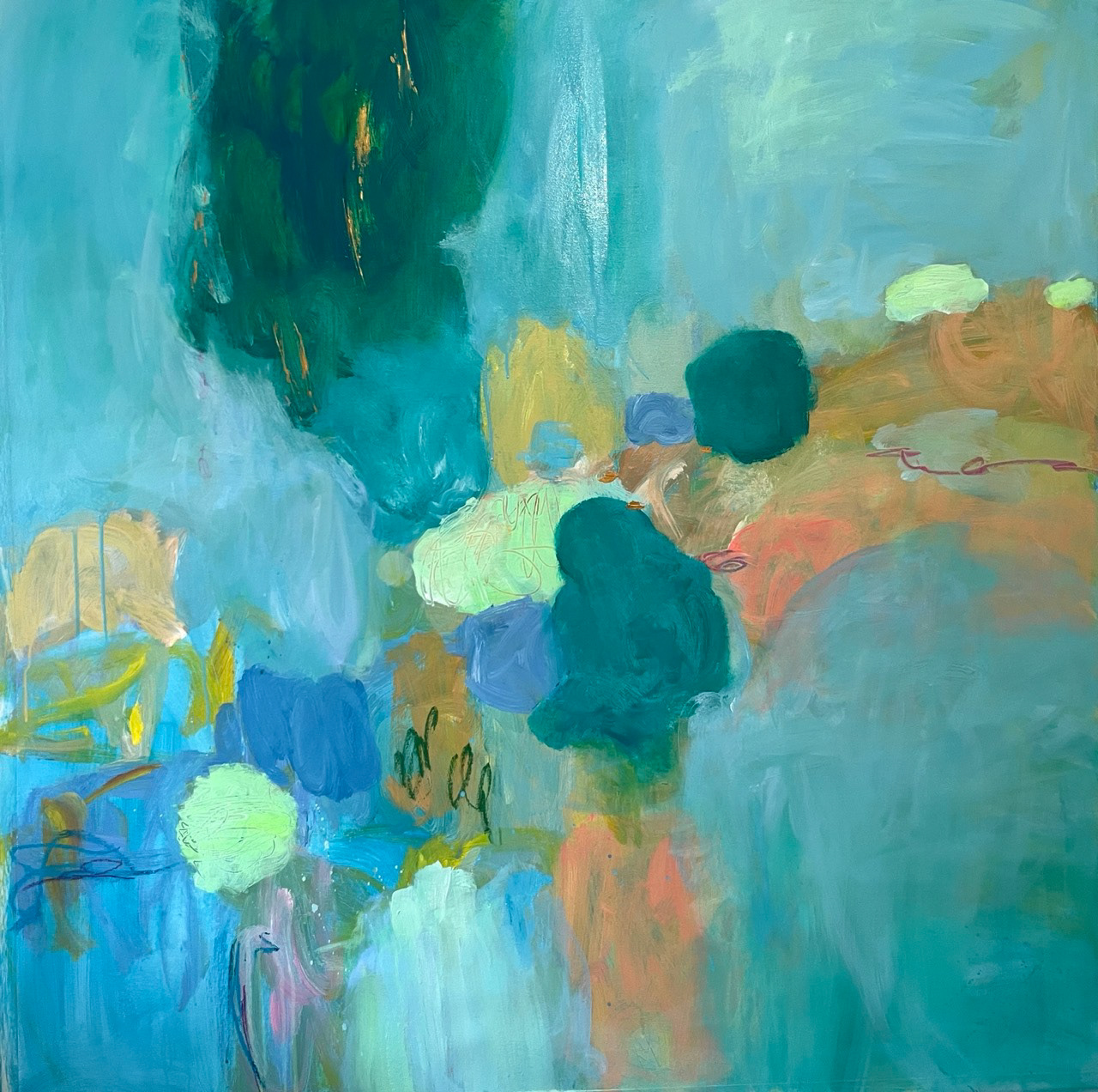 The Summer We Met 115x115 cm