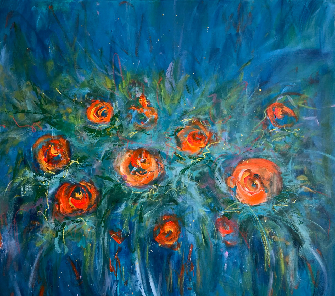 Under The Midnight Sky 100x110cm