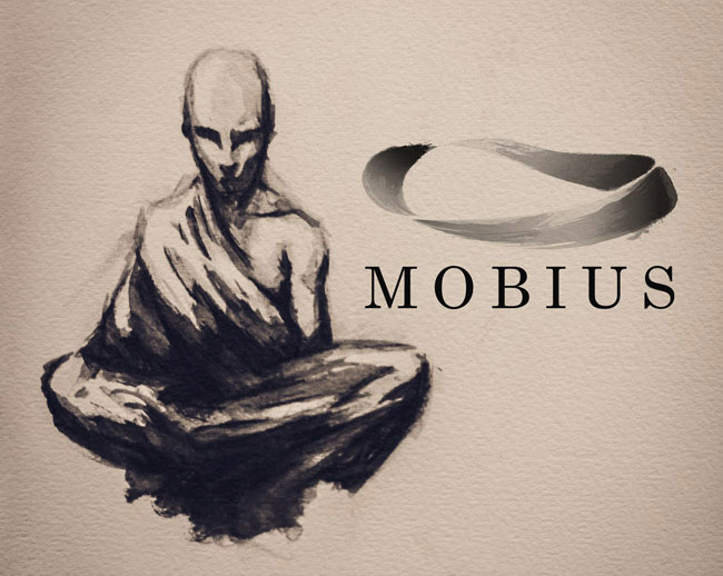 Unused Watercolor artwork for Mobius brand of Mantra WInes.
