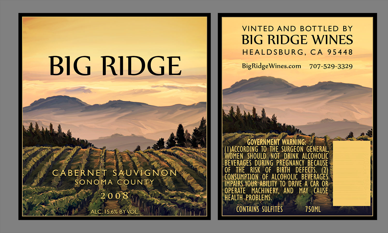 Big Ridge brand of Mantra WInes