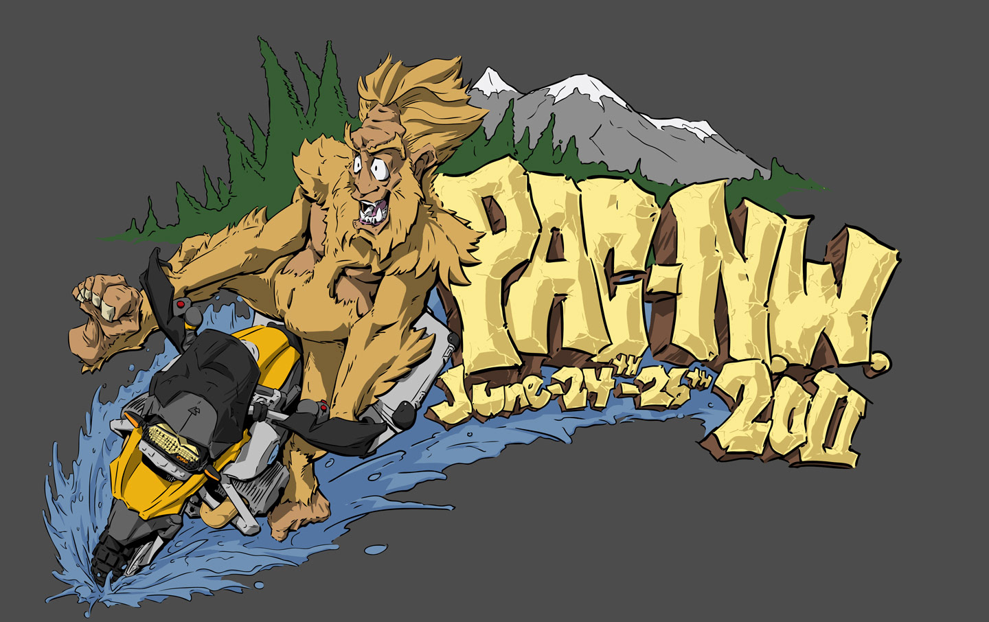 Touratech Pacific Northwest Rally artwork