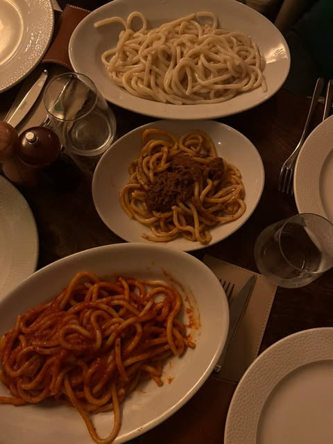 Cacio e Pepe, ragú, e pomodoro from Il Gatto e la Volpe