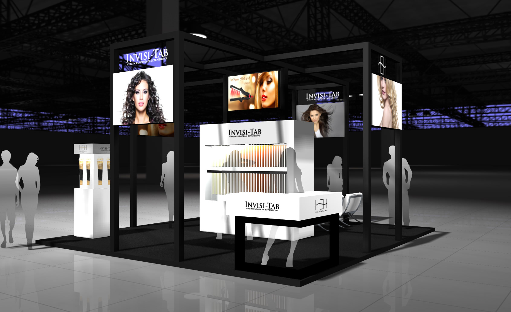 Hair Art | 20 x20 island configuration
