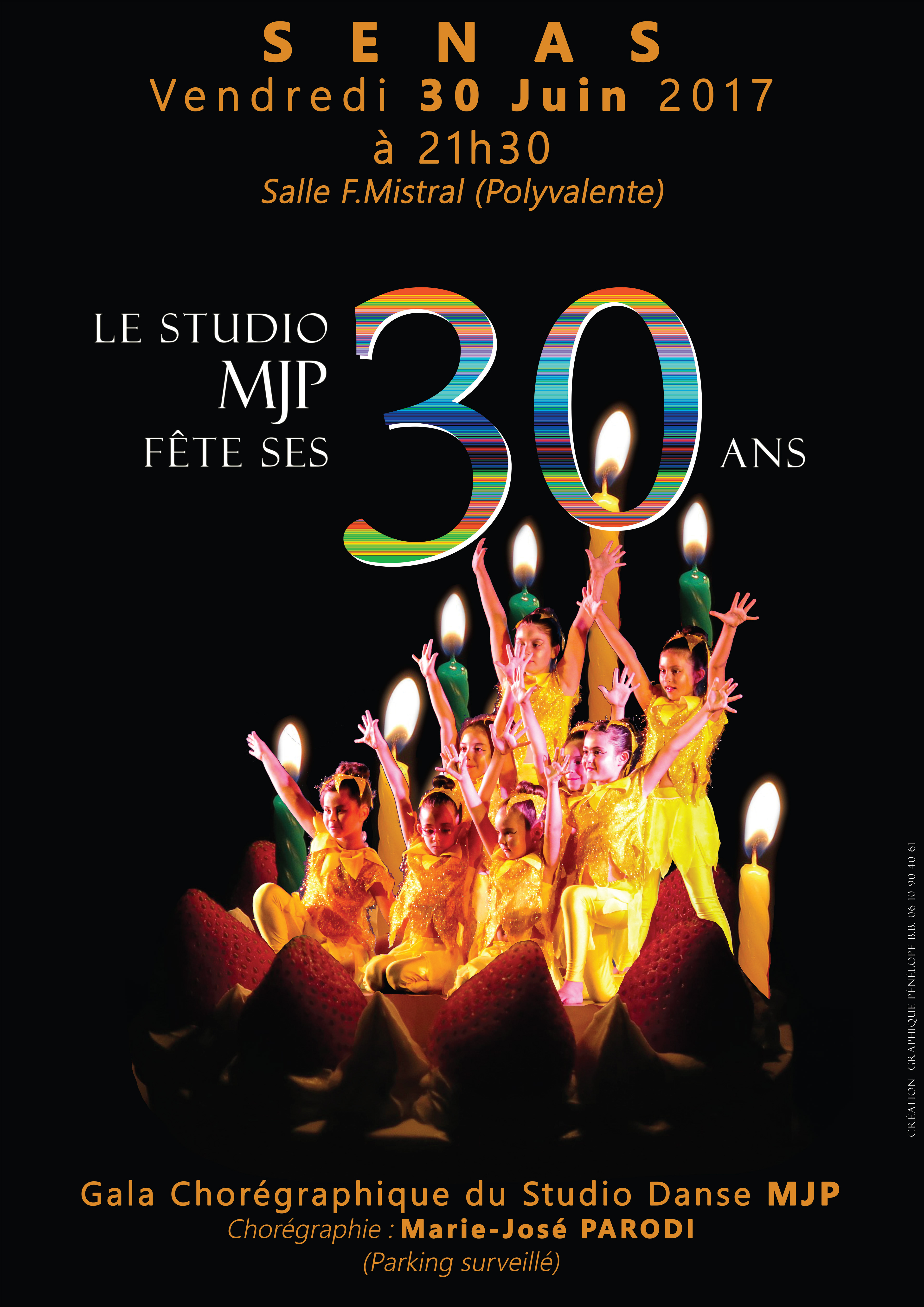 Affiche spectacle de danse 2018