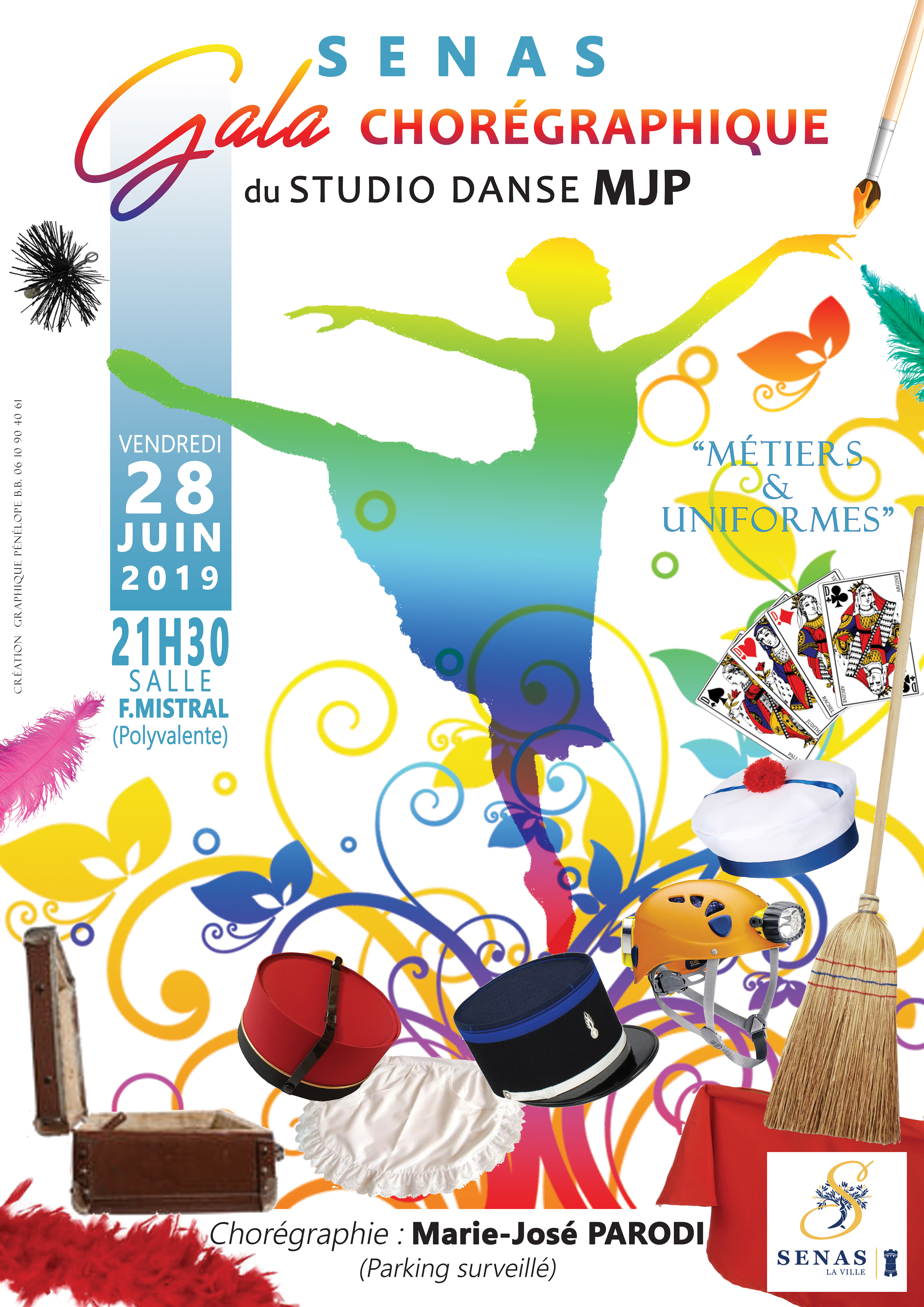 Affiche spectacle de danse 2019