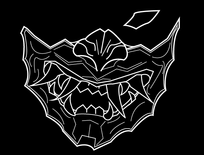 MaskedCreatives Logo, Half Mask, Created by Evan Singharaj