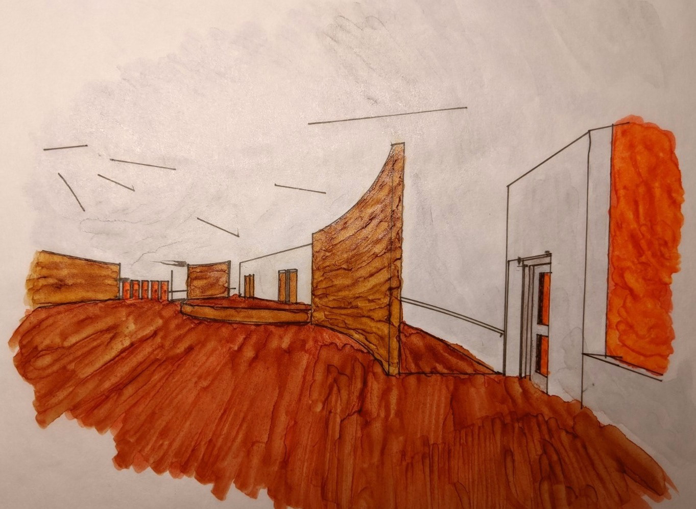 The Stage & Assembly Space (Illus.)