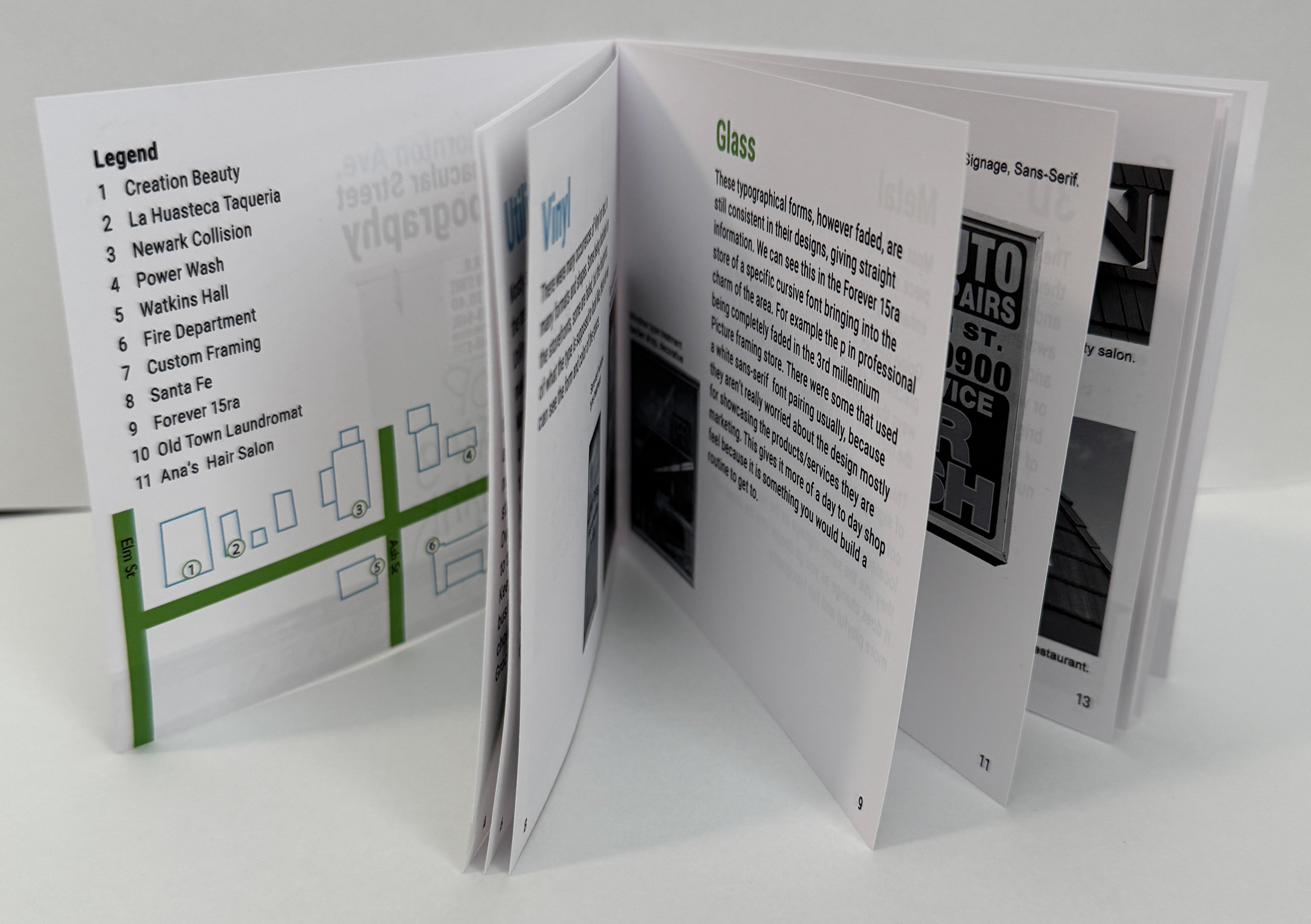 Flipped through booklet