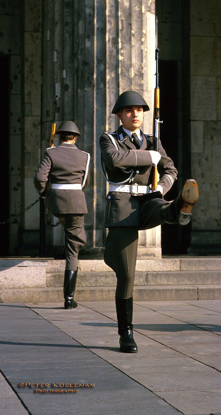 East Berlin 1990 - Goose Stepping