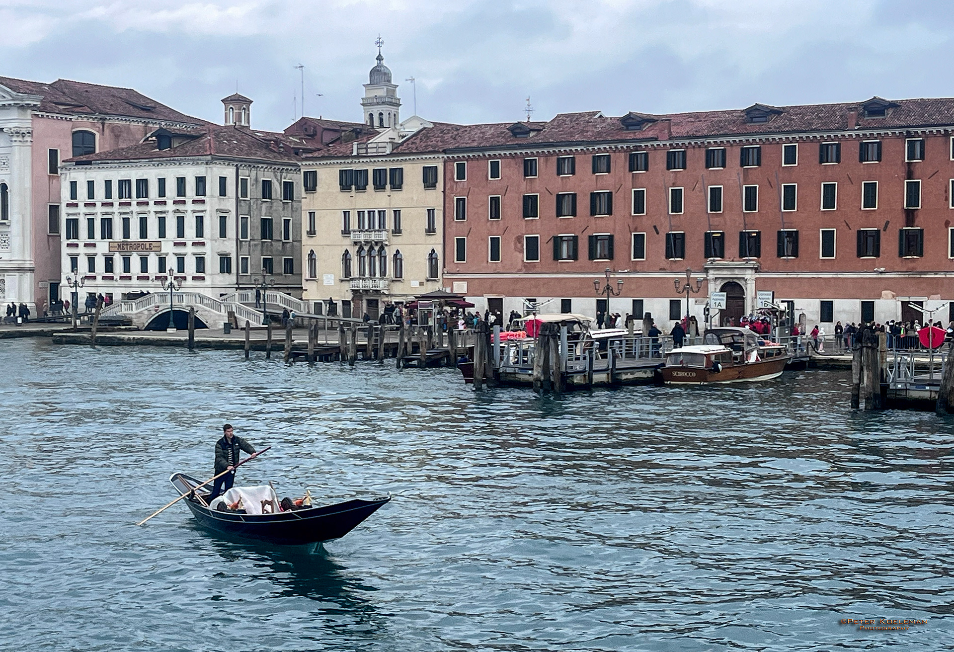 Gondola in the Canale di San Marco - Venice