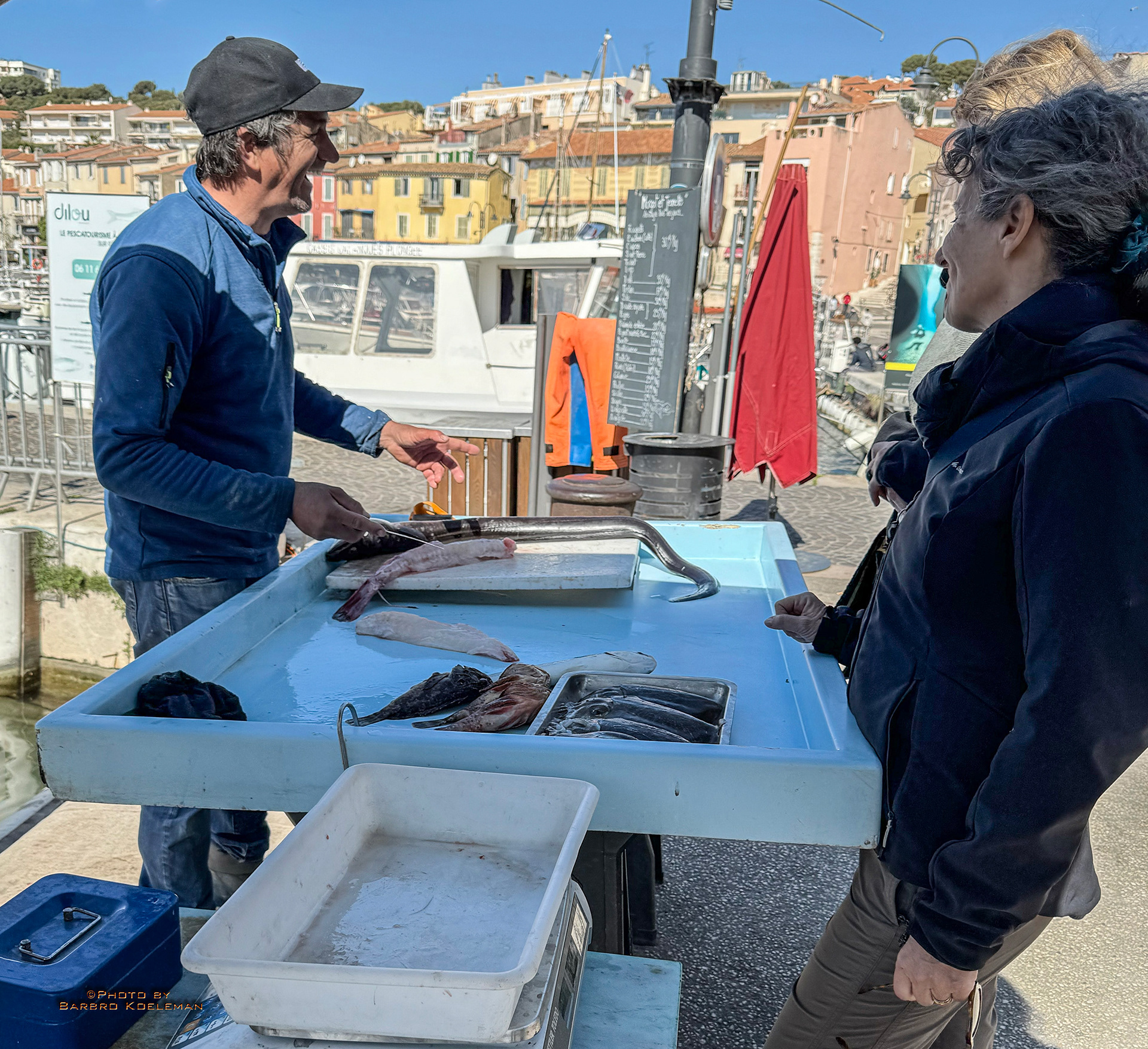 Fish Monger in the Old Port - Marseille