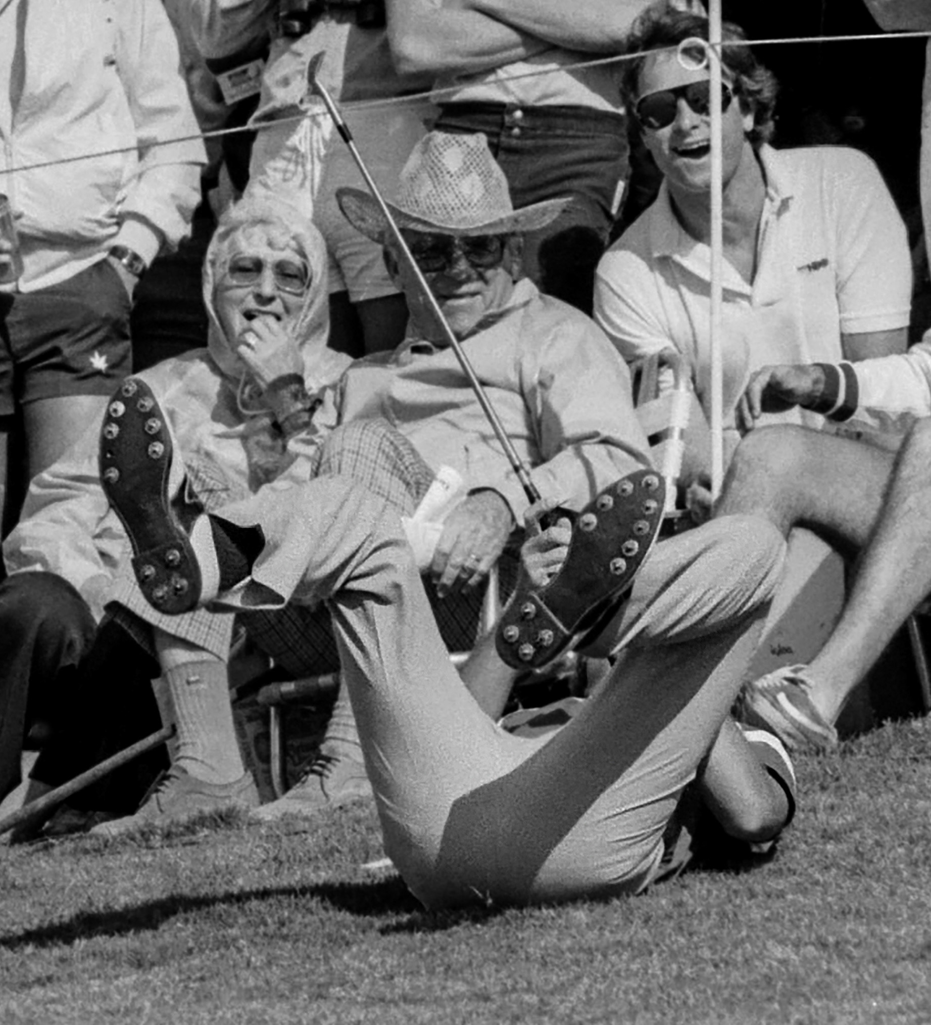 Gary Halberg Reacts to Missing a Chip Shot at the Andy Williams Open in Torrey Pines, CA 1983