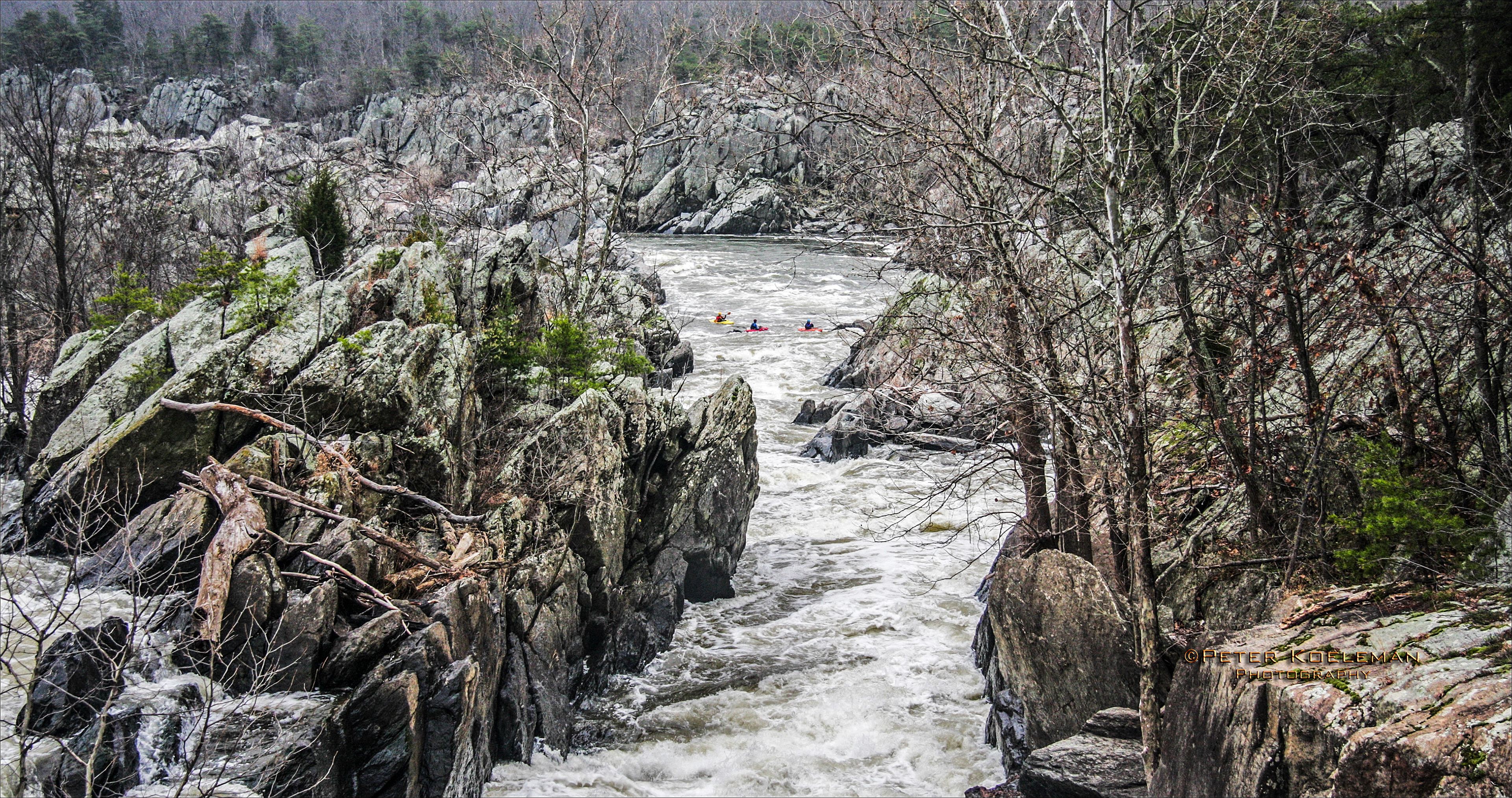 Kayaking Down the Potomac River