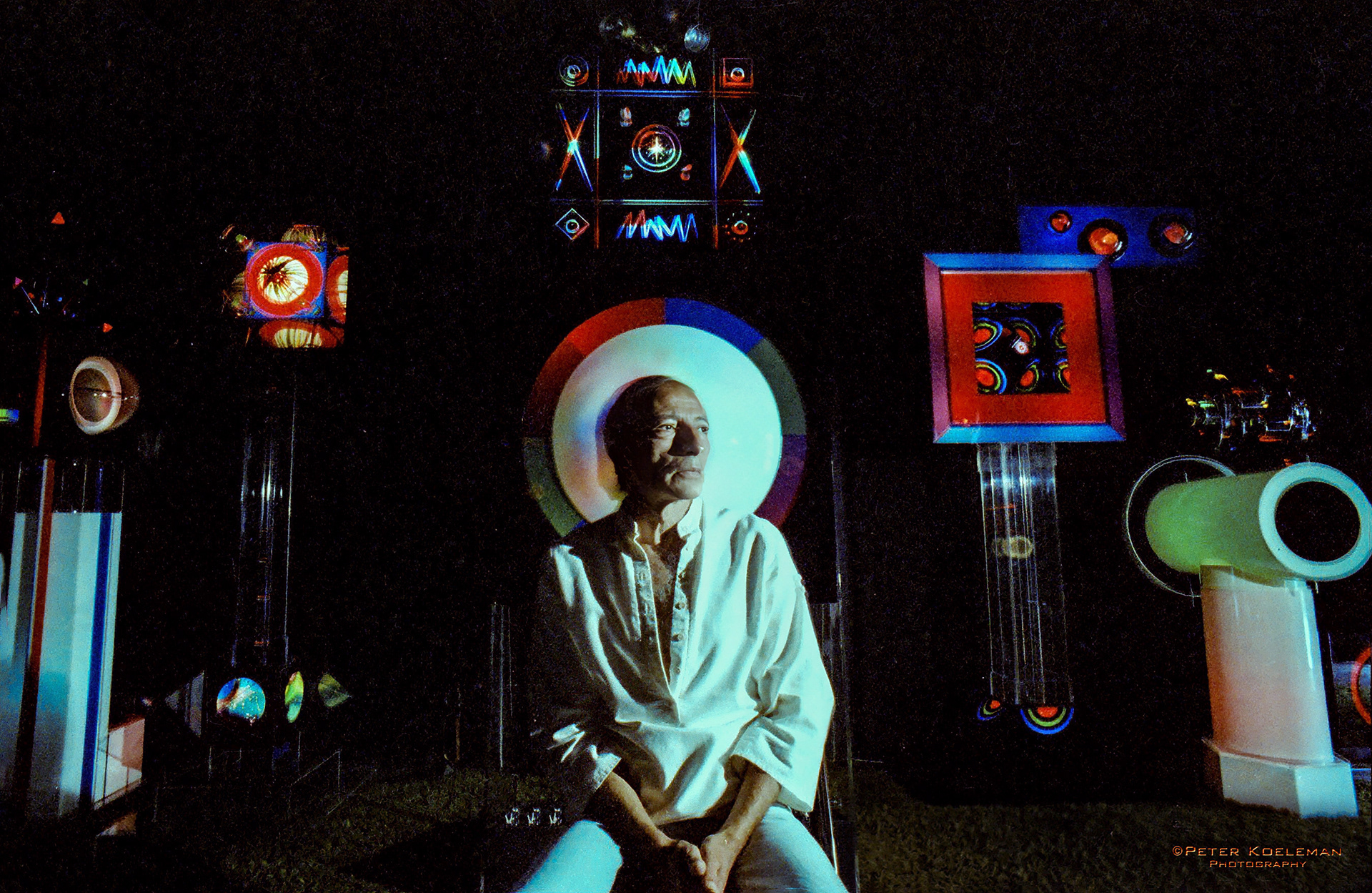 Mel Tanner - Light Sculptor 091980 San Diego