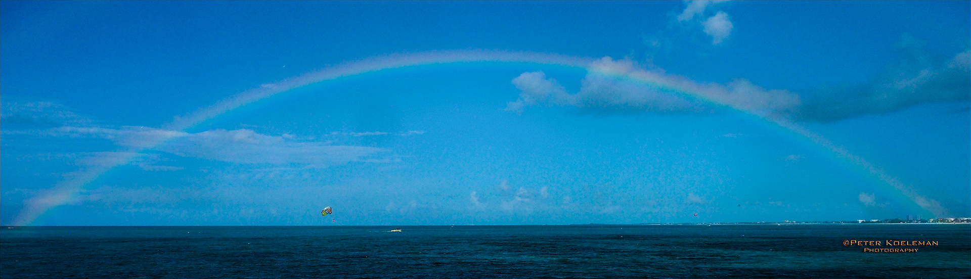 Parasailing with a Rainbow
