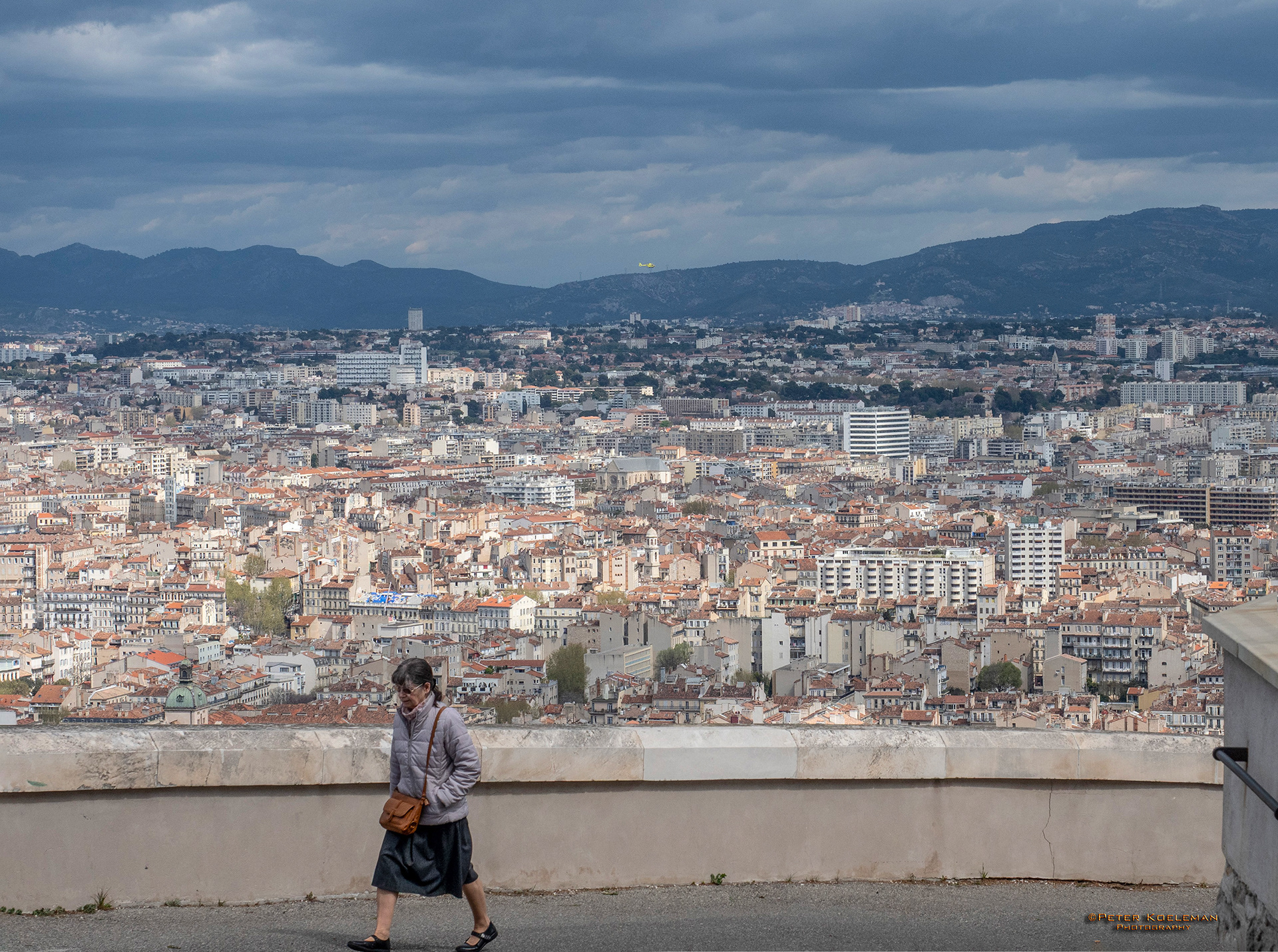 A View of Marseille from the Basilica Notre-Dame de la Garde