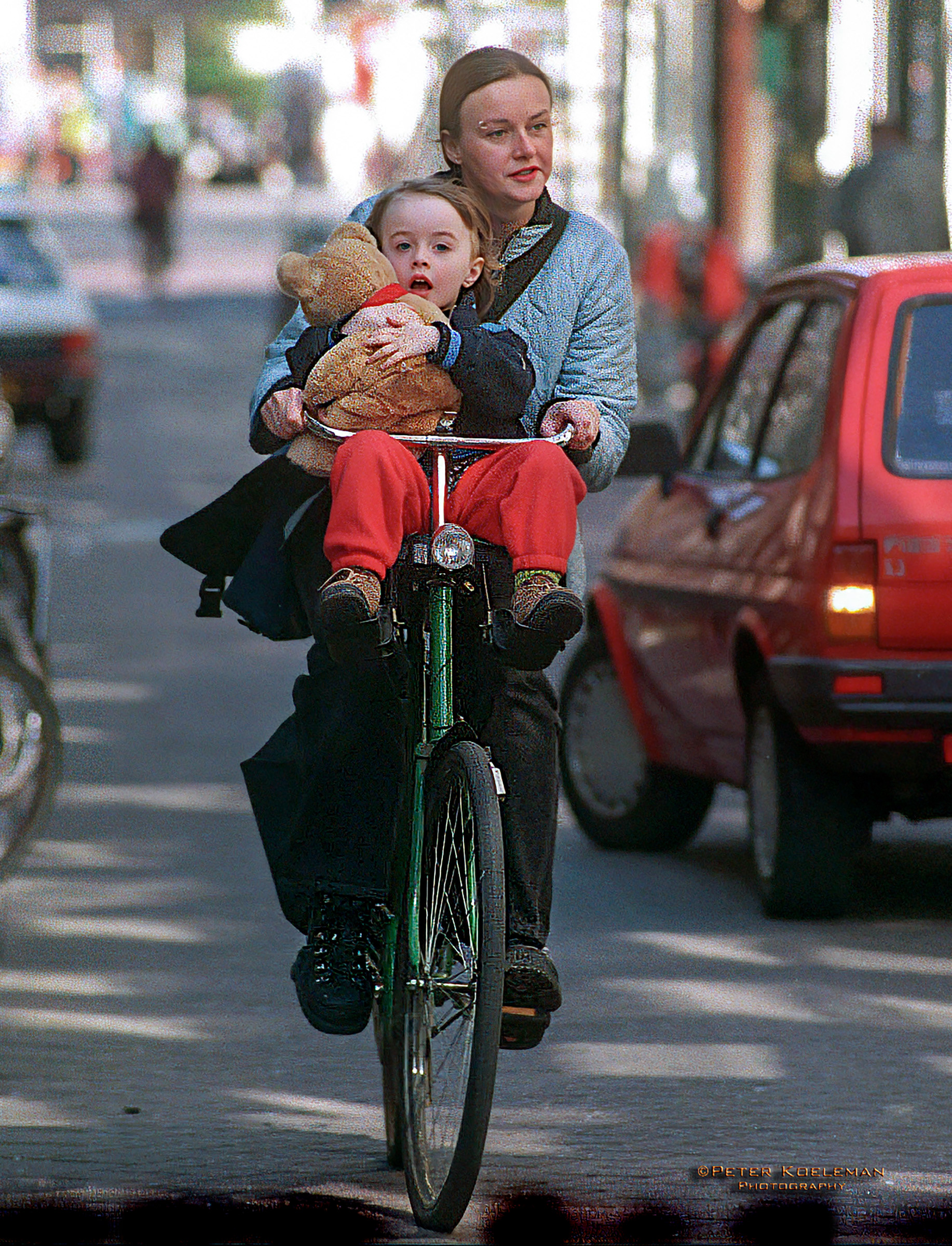 Biking to the Store in Amsterdam