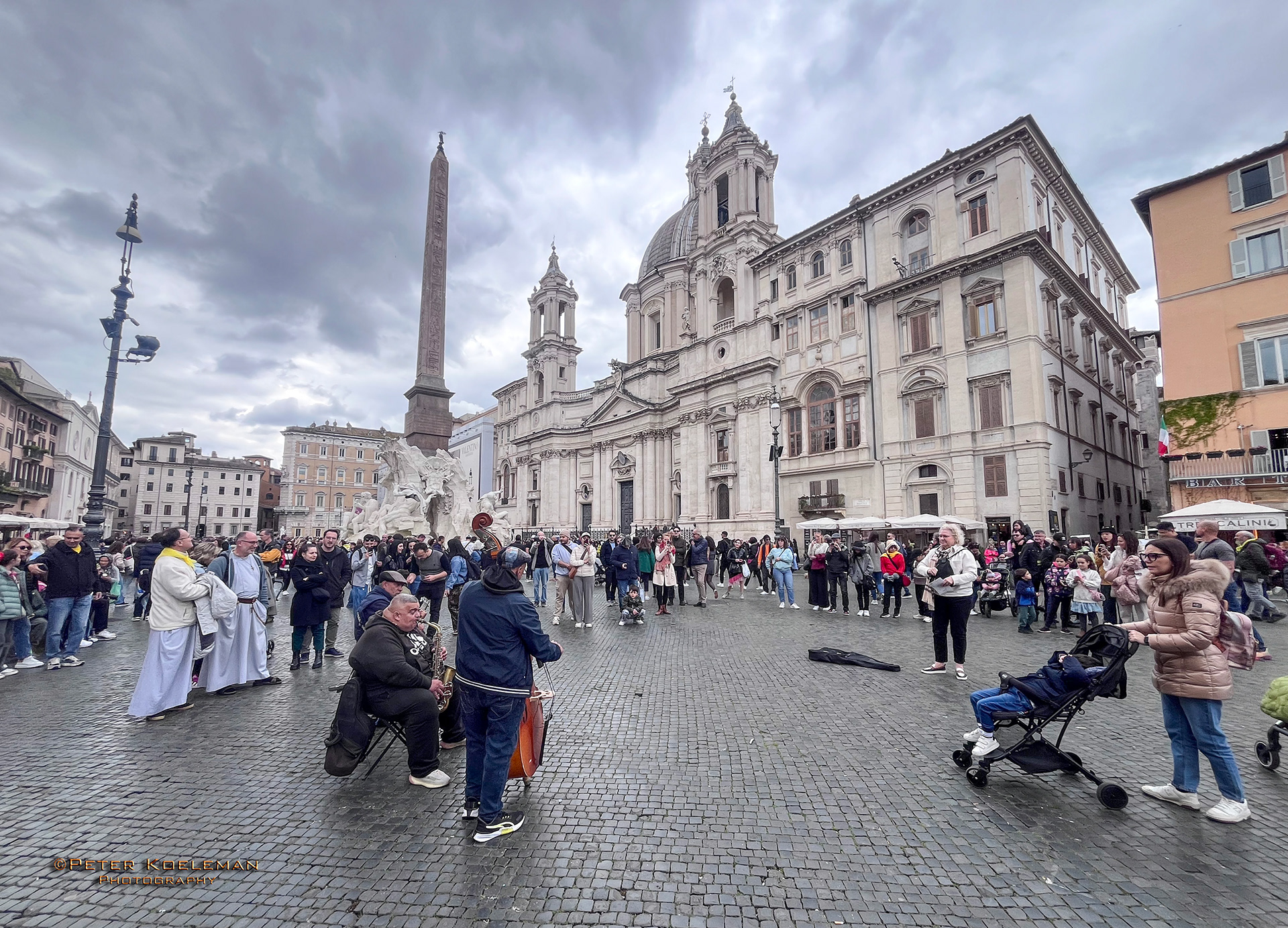 The Piazza Navona in Rome