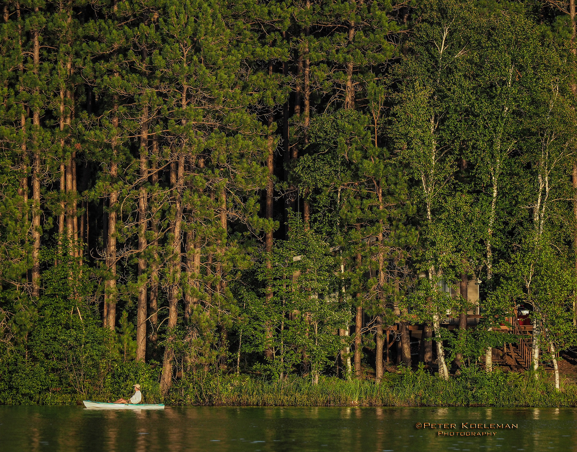 Canoeing at Sunset